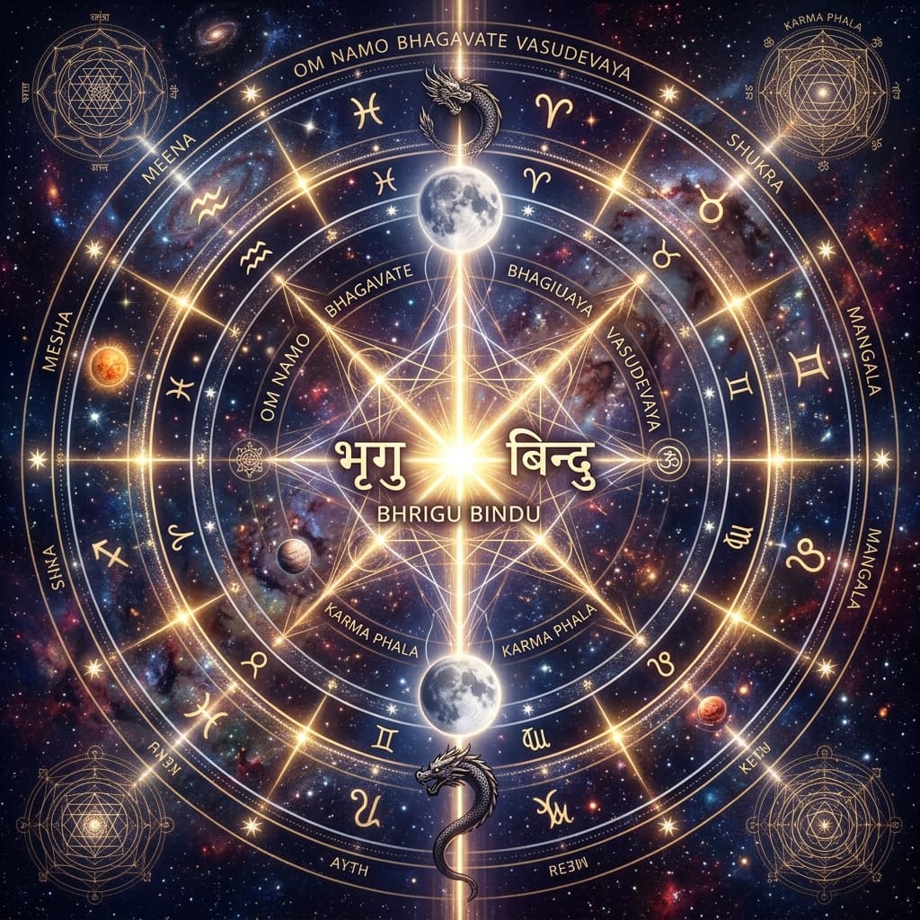 Bhrigu Bindu: The Exact Mathematical Destiny Point in Your Kundli